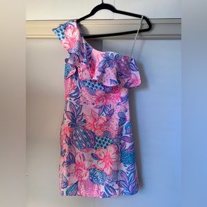Lilly Pulitzer Kipton One-Shoulder Romper